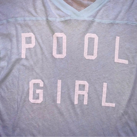 Wildfox Pool Girl Thin Tissue Long Oversized Tee Tunic - Picture 9 of 9